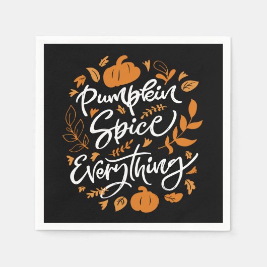 Pumpkin Spice Alles Servet (Voorkant)
