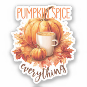 Pumpkin Spice Alles Sticker