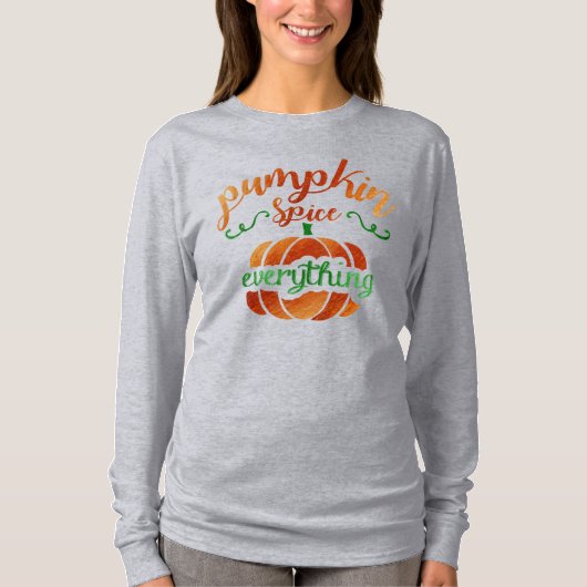 Pumpkin Spice Alles T-shirt (Voorkant)
