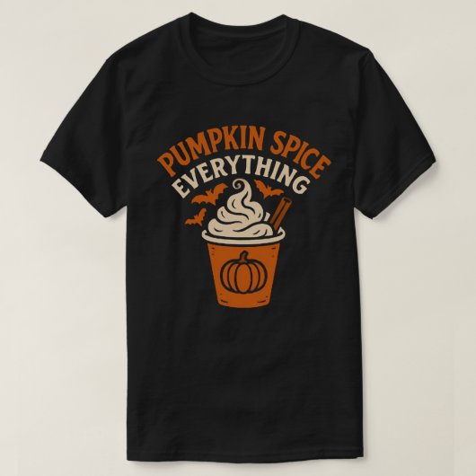 Pumpkin Spice Alles T-shirt (Design voorkant)