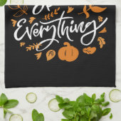 Pumpkin Spice Alles Theedoek (Gevouwen)