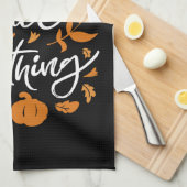 Pumpkin Spice Alles Theedoek (Quarter Fold)
