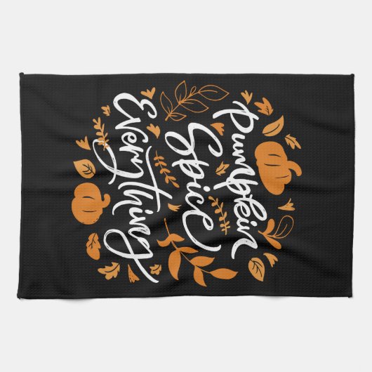 Pumpkin Spice Alles Theedoek (Horizontaal)