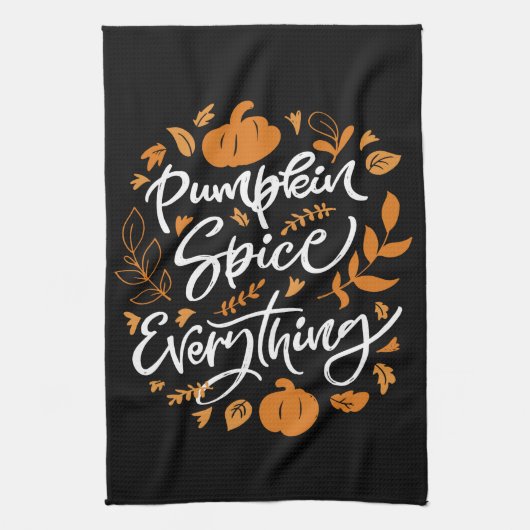 Pumpkin Spice Alles Theedoek (Verticaal)