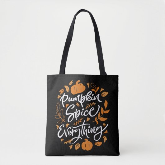 Pumpkin Spice Alles Tote Bag (Voorkant)