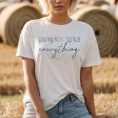Pumpkin Spice Alles Trendy Minimalistisch T-shirt