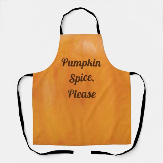 Pumpkin Spice Alsjeblieft Schort (Voorkant)