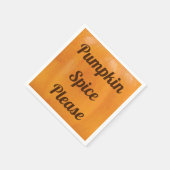 Pumpkin Spice Alsjeblieft Servet (Hoek)