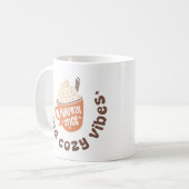 Pumpkin Spice and Cozy vibes – Cute Fall PSL Koffiemok (Voorkant links)