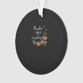 Pumpkin Spice and Everything Leuke grappige slogan Ornament (voorkant)