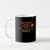 Pumpkin Spice and Everything Leuke slogan Quote Koffiemok (Links)