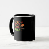 Pumpkin Spice and Everything Leuke slogan Quote Mok (Voorkant links)