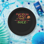 Pumpkin Spice and Everything Leuke slogan Quote Papieren Bordje (Feest)