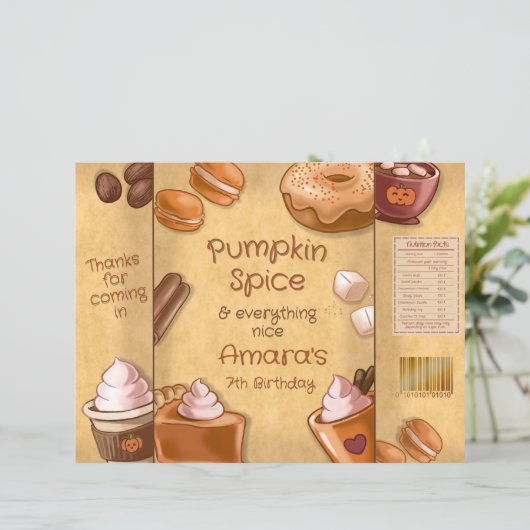 Pumpkin Spice and Everything Nice Chip Bag (Staand voorkant)