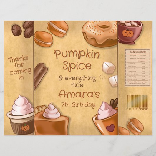 Pumpkin Spice and Everything Nice Chip Bag (Voorkant)