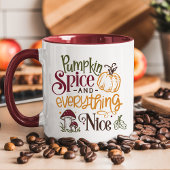 Pumpkin Spice And Everything Nice Fall Mok