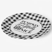 Pumpkin Spice And Everything Nice Fall Papieren Bordje (Gekanteld)