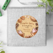 Pumpkin Spice and Everything Nice Ronde Sticker