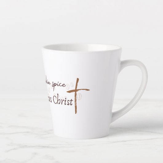 Pumpkin Spice and Jesus Christ Autumn Latte Mok (Rechts)