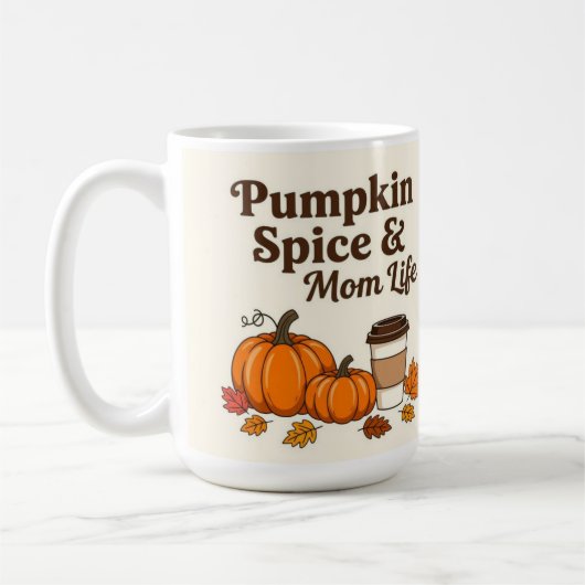 Pumpkin spice and mom life koffiemok (Links)