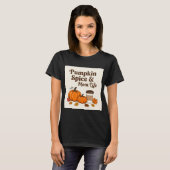 Pumpkin spice and mom life t-shirt (Voorkant volledig)