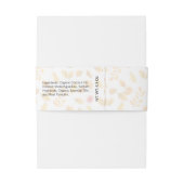 Pumpkin Spice Artisan Soap Band Wrap Packaging Uitnodigingen Wikkel (Achterkant Voorbeeld)