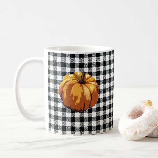Pumpkin Spice Autumn Coffee Mok (Met donut)