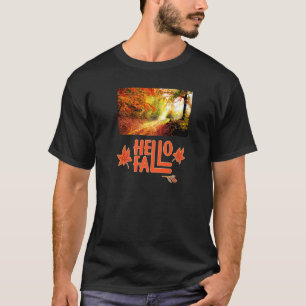 Pumpkin Spice Autumn Herfst Coffee Gnome Pickup Tr T-shirt