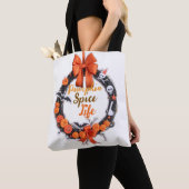 Pumpkin Spice & Autumn Vibes Canvas tas (Dichtbij)