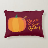 Pumpkin "Spice Baby" Herfst Pillow Decoratief Kussen (Voorkant)