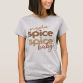 Pumpkin Spice Baby T-shirt (Voorkant)