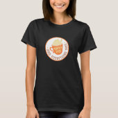 Pumpkin Spice Badge Dames T-shirt (Voorkant)