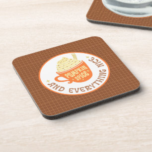 Pumpkin Spice Badge Herfst Bier Onderzetter