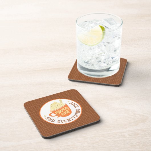 Pumpkin Spice Badge Herfst Bier Onderzetter (Rechterzijde)