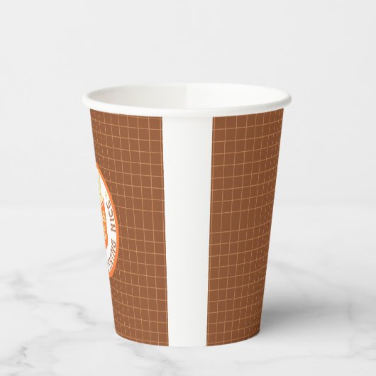 Pumpkin Spice Badge Papieren Bekers (Links)