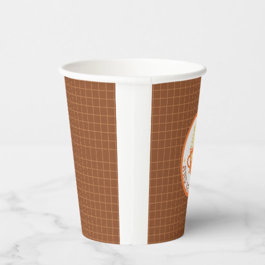 Pumpkin Spice Badge Papieren Bekers (Rechts)