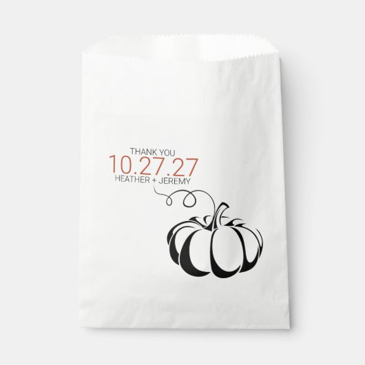 Pumpkin Spice Bedankzakje (Voorkant)