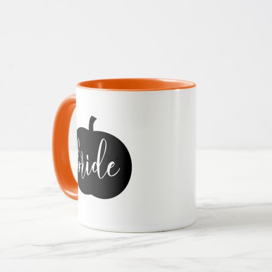 Pumpkin Spice Bride Mok (Voorkant links)