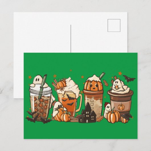 Pumpkin Spice Briefkaart (Voorkant / Achterkant)