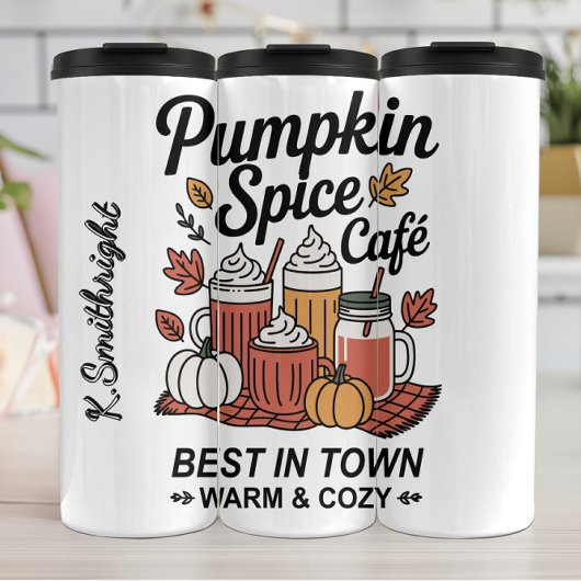Pumpkin Spice Cafe Best in Town Thermosbeker