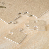 Pumpkin Spice Coffee Art Nouveau Geïnspireerd Ontw Legpuzzel (Zijkant)