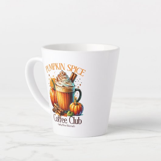 Pumpkin Spice Coffee Club Latte Mok (Linkerhoek)