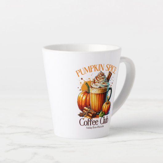 Pumpkin Spice Coffee Club Latte Mok (Rechterhoek)