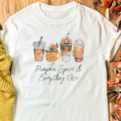 Pumpkin Spice Coffee Herfst T-shirt