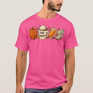 Pumpkin Spice Coffee Latte Herfst Autumn Season He T-shirt