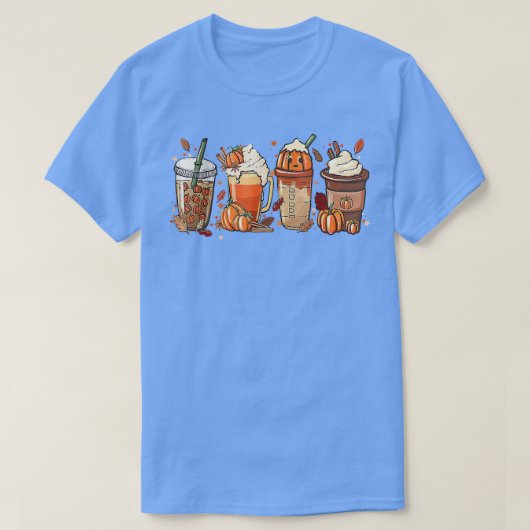 Pumpkin Spice Coffee Latte Herfst herfst Season815 T-shirt (Design voorkant)