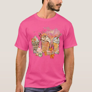 Pumpkin Spice Coffee Latte Herfst herfst Season Co T-shirt