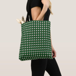 Pumpkin Spice Coffee Love Groene Achtergrond Tote Bag