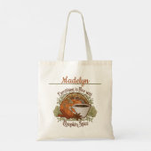 Pumpkin Spice Coffee  Vibe Gepersonaliseerd Tote Bag (Achterkant)
