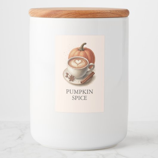 Pumpkin Spice Coffee Vrijgezellenfeest Stickers (Voorkant)